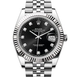 Rolex Datejust 41 mm 126334 Black Diamonds NEW 2026 Jubilee Steel