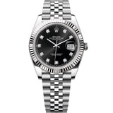 Rolex Datejust 41 mm 126334 Black Diamonds NEW 2026 Jubilee Steel