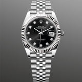 Rolex Datejust 41 mm 126334 Black Diamonds NEW 2026 Jubilee Steel