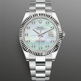 Rolex Datejust 41 mm 126334 Mother of Pearl Oyster Steel