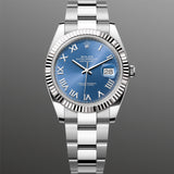 Rolex Datejust 41 mm 126334 Azzurro Blue Oyster Steel
