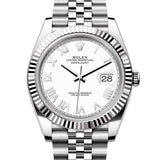 Rolex Datejust 41 mm 126334 White Roman NEW 2026 AUGUST Jubilee Steel