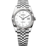Rolex Datejust 41 mm 126334 White Roman NEW 2026 AUGUST Jubilee Steel