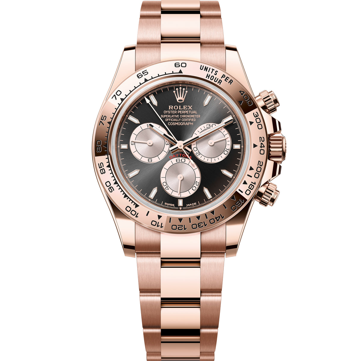 Rolex Daytona 126505 Black NEW 2024 Rose Gold Oyster 40 mm – BDHD