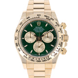 Rolex Daytona 126508 Green NEW 2026 Yellow Gold 40 mm