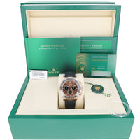 Rolex Daytona 126515LN Chocolate NEW 2025 AUGUST Rose Gold Oysterflex 40 mm