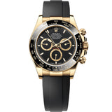 Rolex Daytona 126518LN Black NEW 2024 Yellow Gold Oysterflex 40 mm