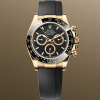 Rolex Daytona 126518LN Black NEW 2024 Yellow Gold Oysterflex 40 mm