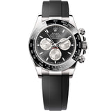 Rolex Daytona 126519LN Black NEW 2024 White Gold Oysterflex 40 mm