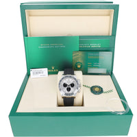 Rolex Daytona 126519LN Steel Ghost NEW 2025 AUGUST White Gold Oysterflex 40 mm
