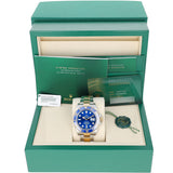 Rolex Submariner 126613LB stock full set with white barcode serial tag; reference photo