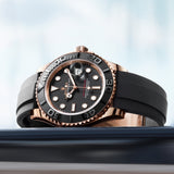 Rolex Yacht-Master 126655 Black NEW 2025 AUGUST Rose Gold Oysterflex 40 mm
