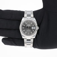 Rolex Datejust 41 mm 126334 Slate Grey Oyster NEW 2024