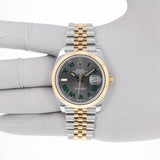 Rolex Datejust 41 mm 126333 Wimbledon NEW 2024 Jubilee Slate Roman Gold & Steel