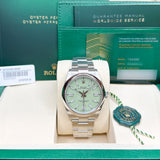 Rolex Oyster Perpetual 41 mm 2026 JULY UNWORN 134300 Pistachio