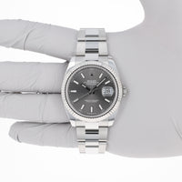 Rolex Datejust 41 mm 126334 Slate Grey Oyster NEW 2024