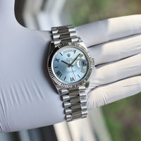Rolex Day-Date 228236 Ice Blue Roman NEW 2025 AUGUST President Platinum 40 mm