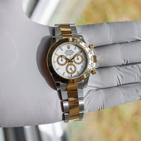 Rolex Daytona 126503 White NEW 2025 Gold and Steel 40 mm
