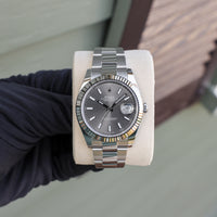 Rolex Datejust 41 mm 126334 Slate Grey Oyster NEW 2024