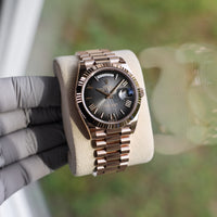 Rolex Day-Date 40 mm 228235 Slate Ombré NEW 2024 President Rose Gold