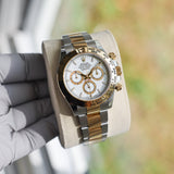 Rolex Daytona 126503 White NEW 2025 Gold and Steel 40 mm