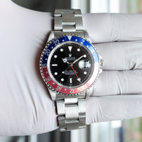 Rolex GMT-Master 16700 Pepsi 1995 Papers Box Full Set Pink 40 mm