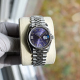 Rolex Datejust 36 mm 126234 Aubergine NEW 2024 VI IX Diamonds Jubilee