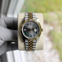 Rolex Datejust 41 mm 126333 Wimbledon NEW 2024 Jubilee Slate Roman Gold & Steel