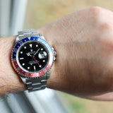 Rolex GMT-Master 16700 Pepsi 1995 Papers Box Full Set Pink 40 mm