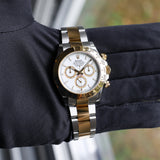Rolex Daytona 126503 White NEW 2025 Gold and Steel 40 mm