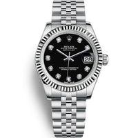 Rolex Datejust 31 mm 178274 Black Diamonds 2019 Full Set Jubilee