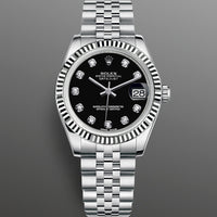 Rolex Datejust 31 mm 178274 Black Diamonds 2019 Full Set Jubilee