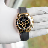 Rolex Daytona 126518LN Black NEW 2026 Yellow Gold Oysterflex 40 mm