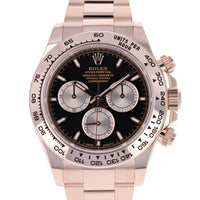 Rolex Daytona 126505 Black NEW 2024 Rose Gold Oyster 40 mm