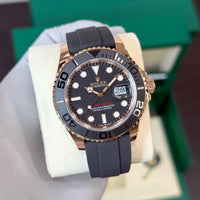 Rolex Yacht-Master 126655 Black NEW 2025 AUGUST Rose Gold Oysterflex 40 mm
