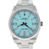 Rolex Oyster Perpetual 41 mm 124300 Turquoise Blue