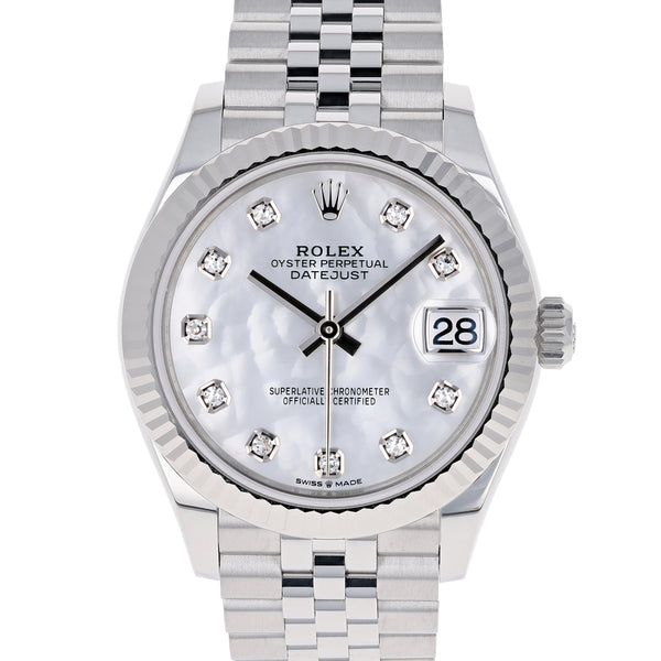 Rolex Datejust 31 mm 278274 Mother of Pearl NEW 2024 FEB MOP White Diamonds Jubilee