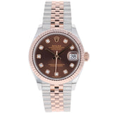 Rolex Datejust 31 mm 278271 Chocolate NEW 2025 JUNE Rose Gold & Steel Jubilee