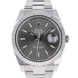 Rolex Datejust 41 mm 126334 Slate Grey Oyster NEW 2024