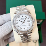 Rolex Datejust 41 mm 2026 UNWORN 126334 White Roman Jubilee Steel