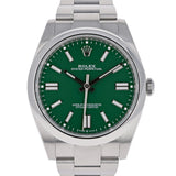 Rolex Oyster Perpetual 41 mm 124300 Green NEW 2024