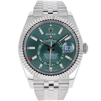 Rolex Sky-Dweller 336934 Green NEW 2025 Jubilee Steel 42 mm