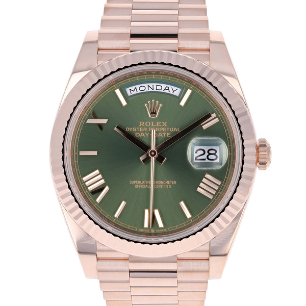 Rolex Day-Date 40 mm 228235 Olive Green NEW 2025 SEPTEMBER