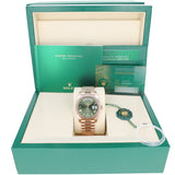 Rolex Day-Date 40 mm 228235 Olive Green NEW 2025 SEPTEMBER President Rose Gold