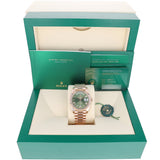 Rolex Day-Date 40 mm 228235 Olive Green NEW 2025 MAY President Rose Gold
