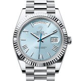 Rolex Day-Date 228236 Ice Blue Roman NEW 2025 AUGUST President Platinum 40 mm