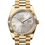 Rolex Day-Date 40 mm 228238 Silver Roman NEW 2026 President Yellow Gold