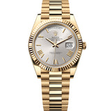 Rolex Day-Date 40 mm 228238 Silver Roman NEW 2026 President Yellow Gold