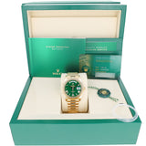 Rolex Day-Date 40 mm 228238 Green NEW 2026 President Yellow Gold