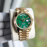 Rolex Day-Date 40 mm 228238 Green NEW 2026 President Yellow Gold